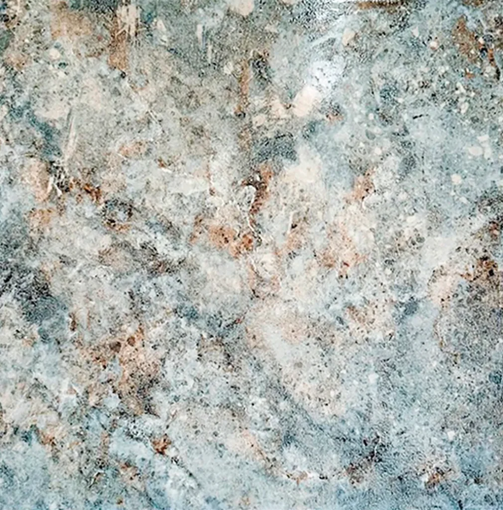 Cerámica Ziba Gris Brillante 44x44 cm marmolizada