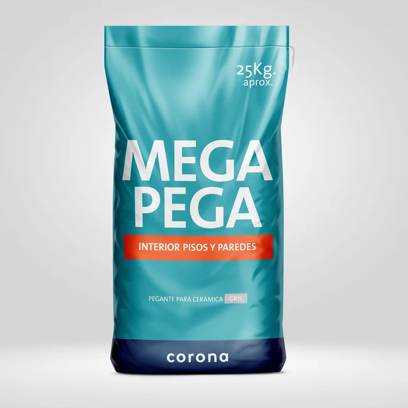 Mega Pega Adhesivo Cerámico Gris 25 Kg