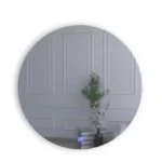 Espejo de baño redondo 70 cm con luz LED