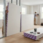 Lámina de Drywall 122 × 244 cm en construcción