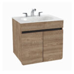 Mueble Aluvia Miel Elevado con Lavamanos 60 cm