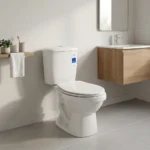Sanitario Laguna Blanco en baño residencial moderno